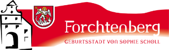 Logo der Stadt Forchtenberg, Geburtsstadt von Sophie Scholl